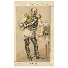 Victorian European Statesman – Vanity Fair Statesmen No. 66, 1870