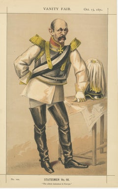 Victorian European Statesman – Vanity Fair Statesmen No. 66, 1870