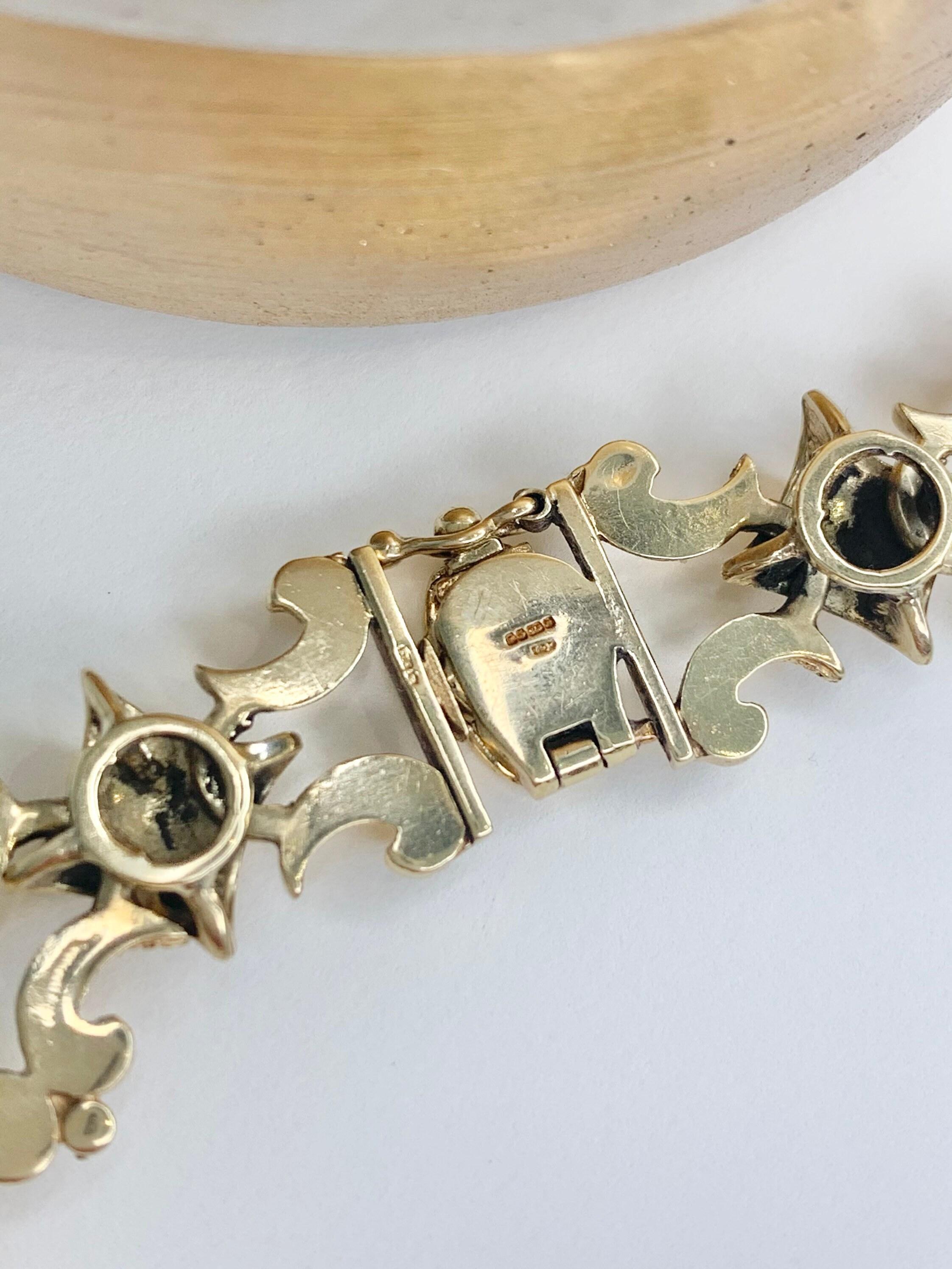 Victorian Fancy Link 9ct Gold Bracelet 2