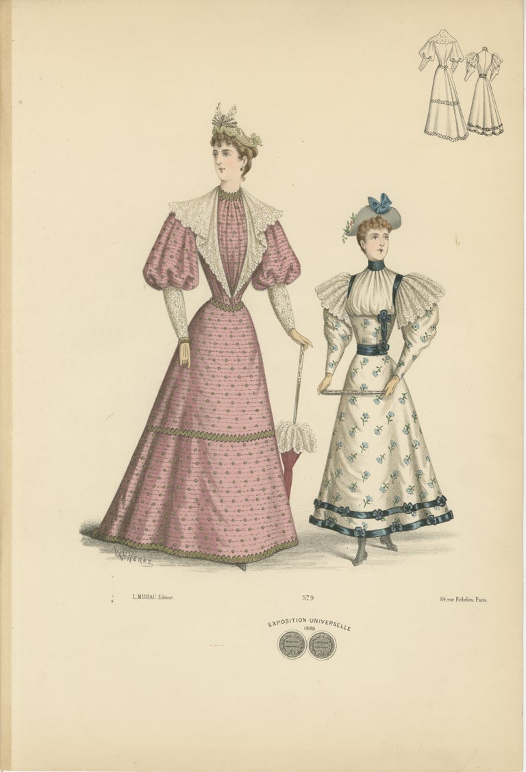 Duetti di moda vittoriani: Eleganze in litografia pubblicate nel