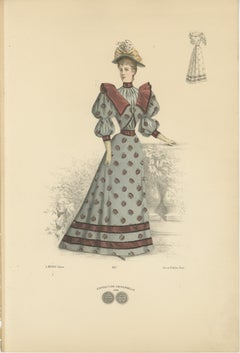 Victorian Fashion Statements: Litho by Michau for the Exposition Universelle