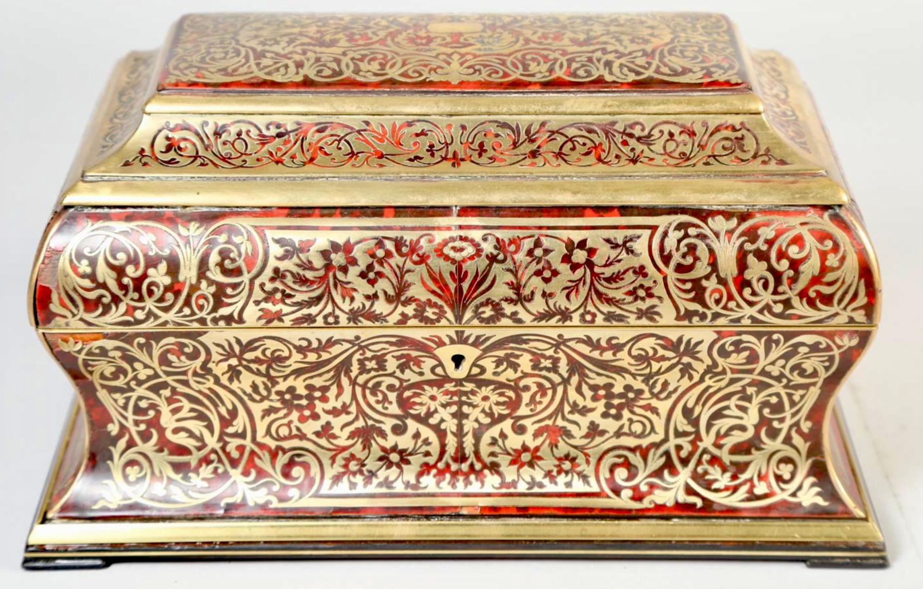 Buzón victoriano con forma de cofre de carey de imitación, Halstaff y Hannover en venta 4