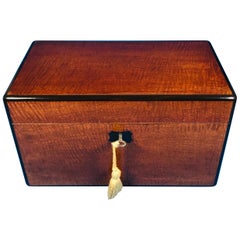Victorian Fiddle Back Mahogany Box