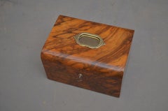 Victorian Figured Walnut Jewellery Box