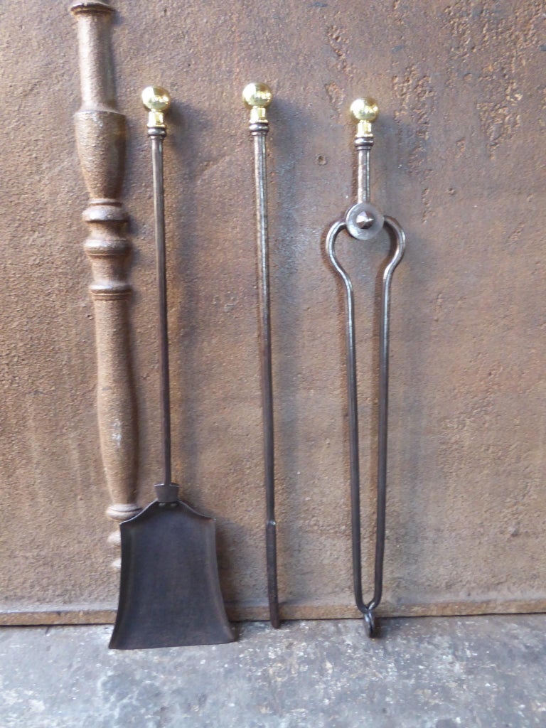 Victorian Fireplace Tools or Fire Irons, 19th Century, English For Sale ...