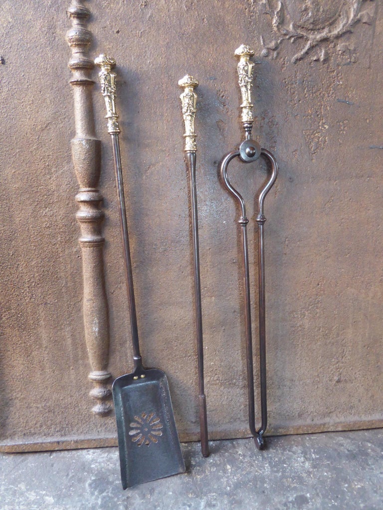 Victorian Fireplace Tools or Fire Irons, 19th Century, English For Sale ...