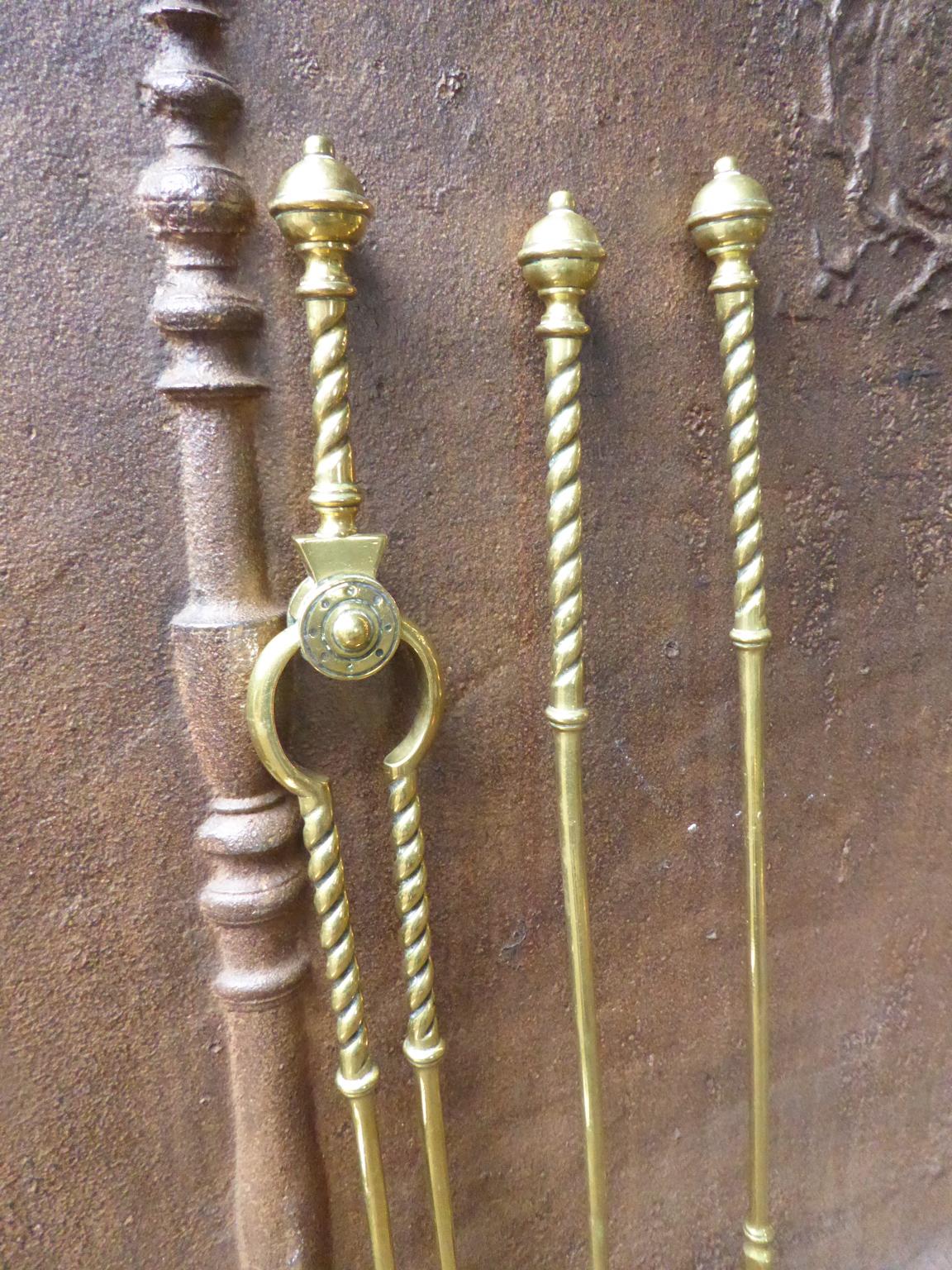 Victorian Fireplace Tools or Fire Irons, 19th Century, English 2