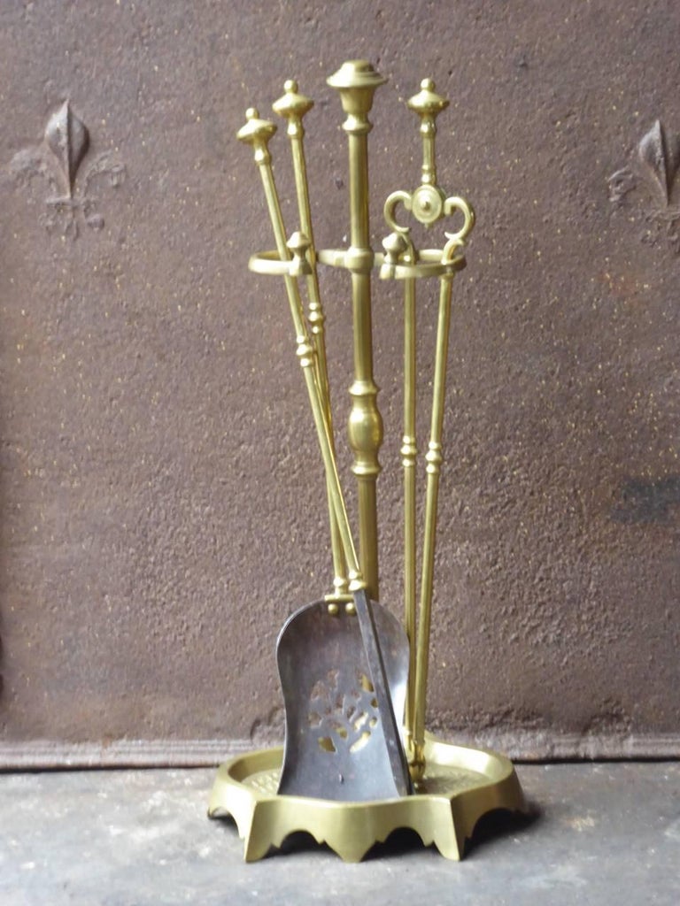 Victorian Fireplace Tools Or Fire Tools 19th Century For Sale At