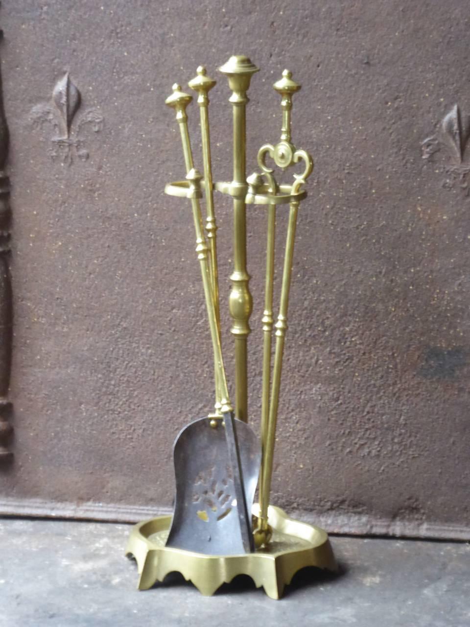 Victorien Outils de cheminée ou outils à feu victoriens, 19e siècle en vente