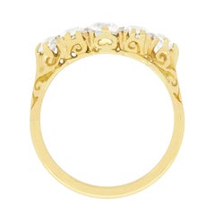 Victorian Five-Stone Diamond Engagement Ring, circa 1900s