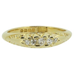Antique Victorian Five-Stone Diamond Ring