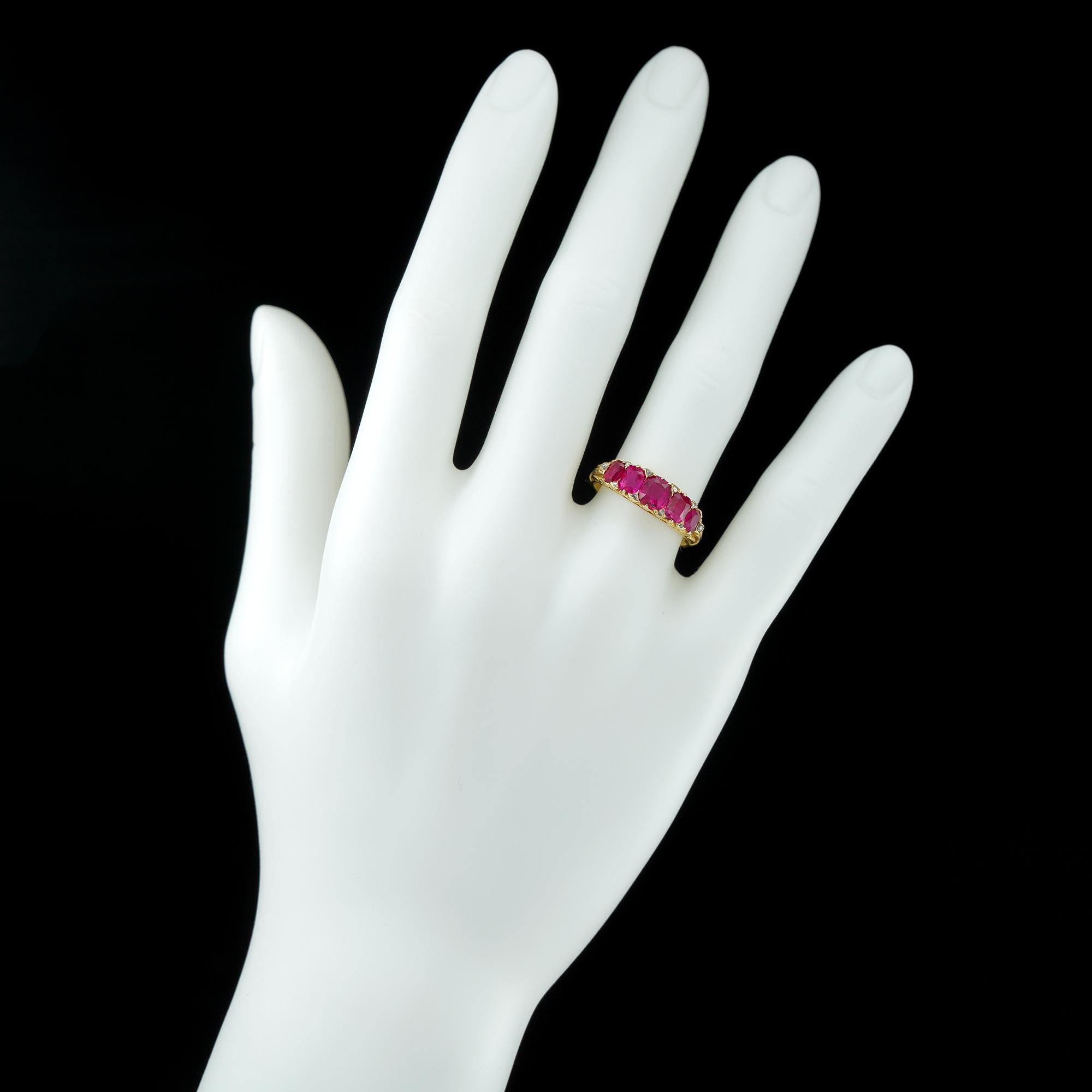 victorian ruby rings