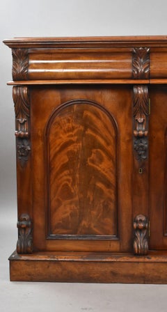 Victorian Flame Mahogany Four-Door Sideboard