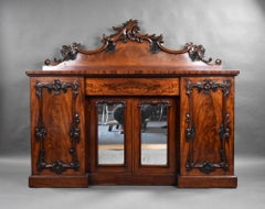 Victorian Flame Mahogany Sideboard