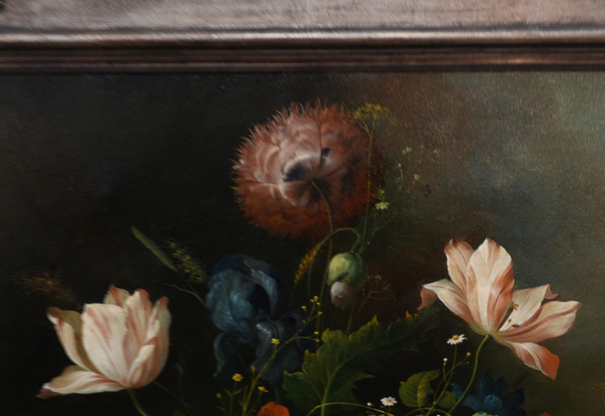 Victorian Floral Still Life Oil Painting For Sale 7