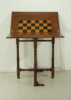 Victorian Folding Chess and Draughts Table