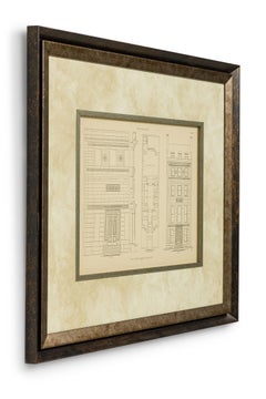 Victorian Framed Monograph Print, Titled: Geo. A. Nickerson Residence