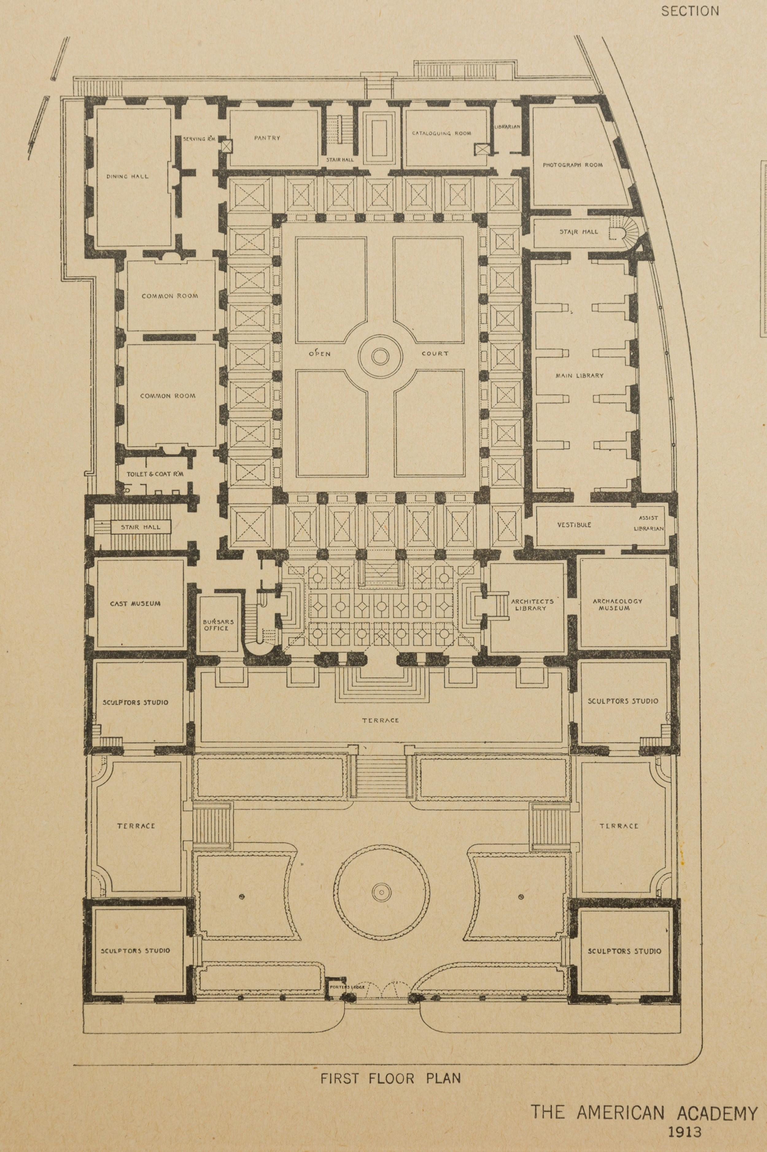 Viktorianische gerahmte Monographie mit dem Titel: The American Academy In Rome im Angebot 1