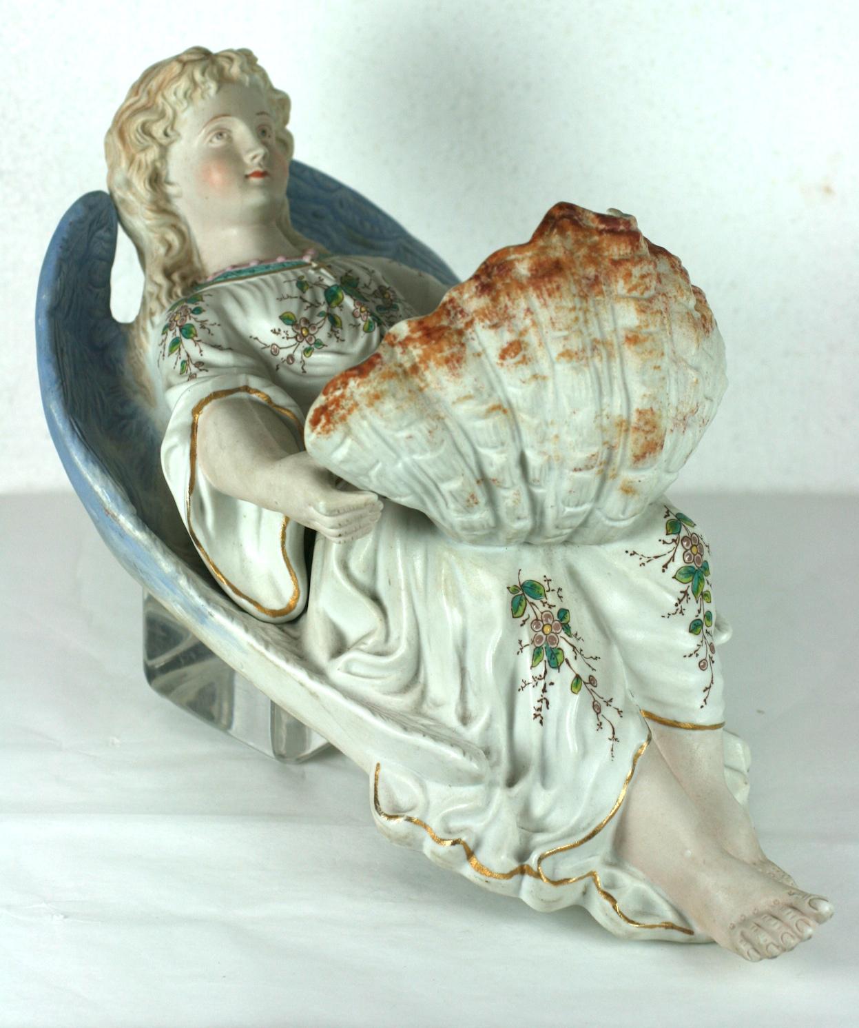 Victorian French Angel Water Font For Sale 5