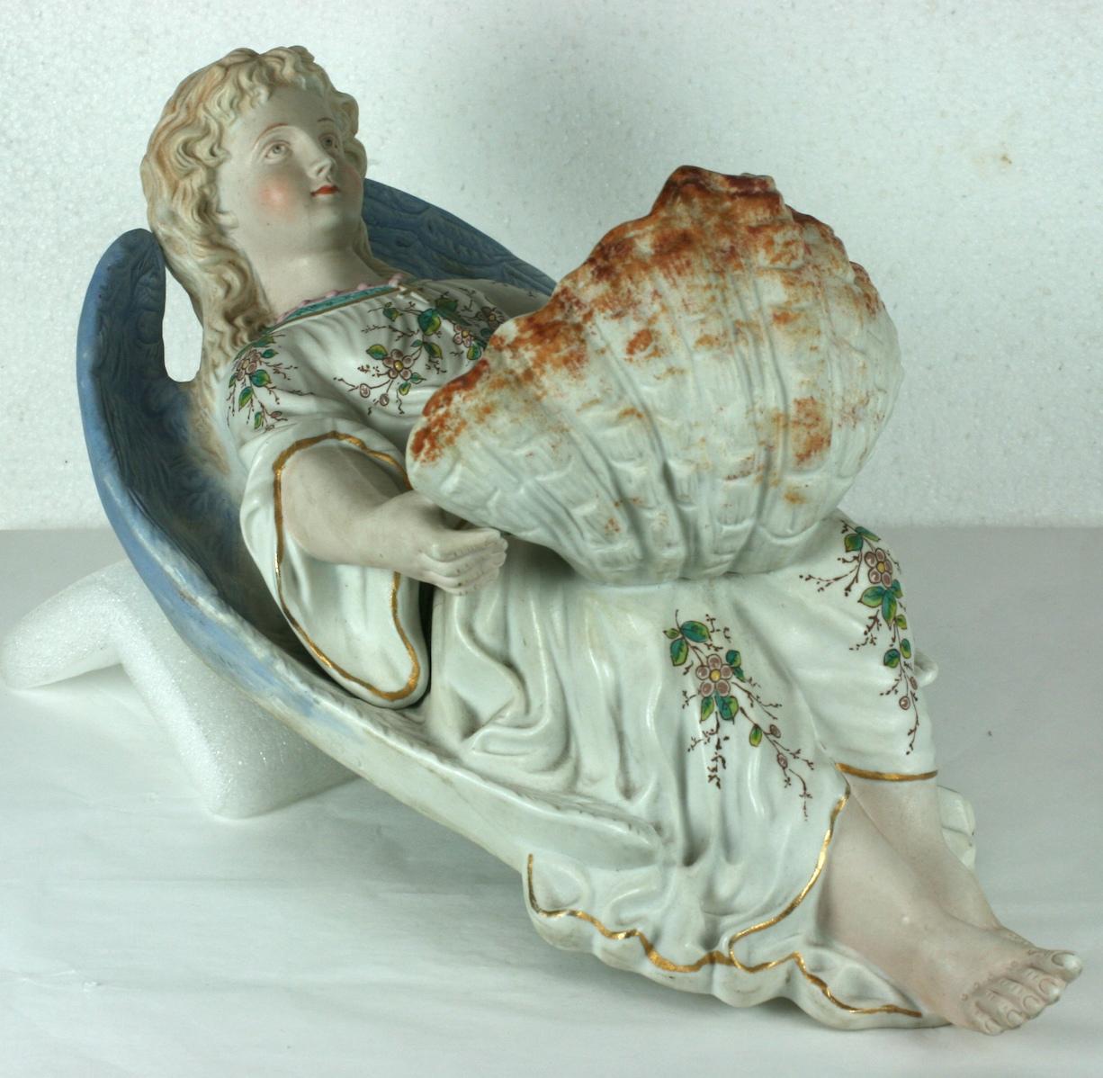 Victorian French Angel Water Font In Good Condition For Sale In Riverdale, NY