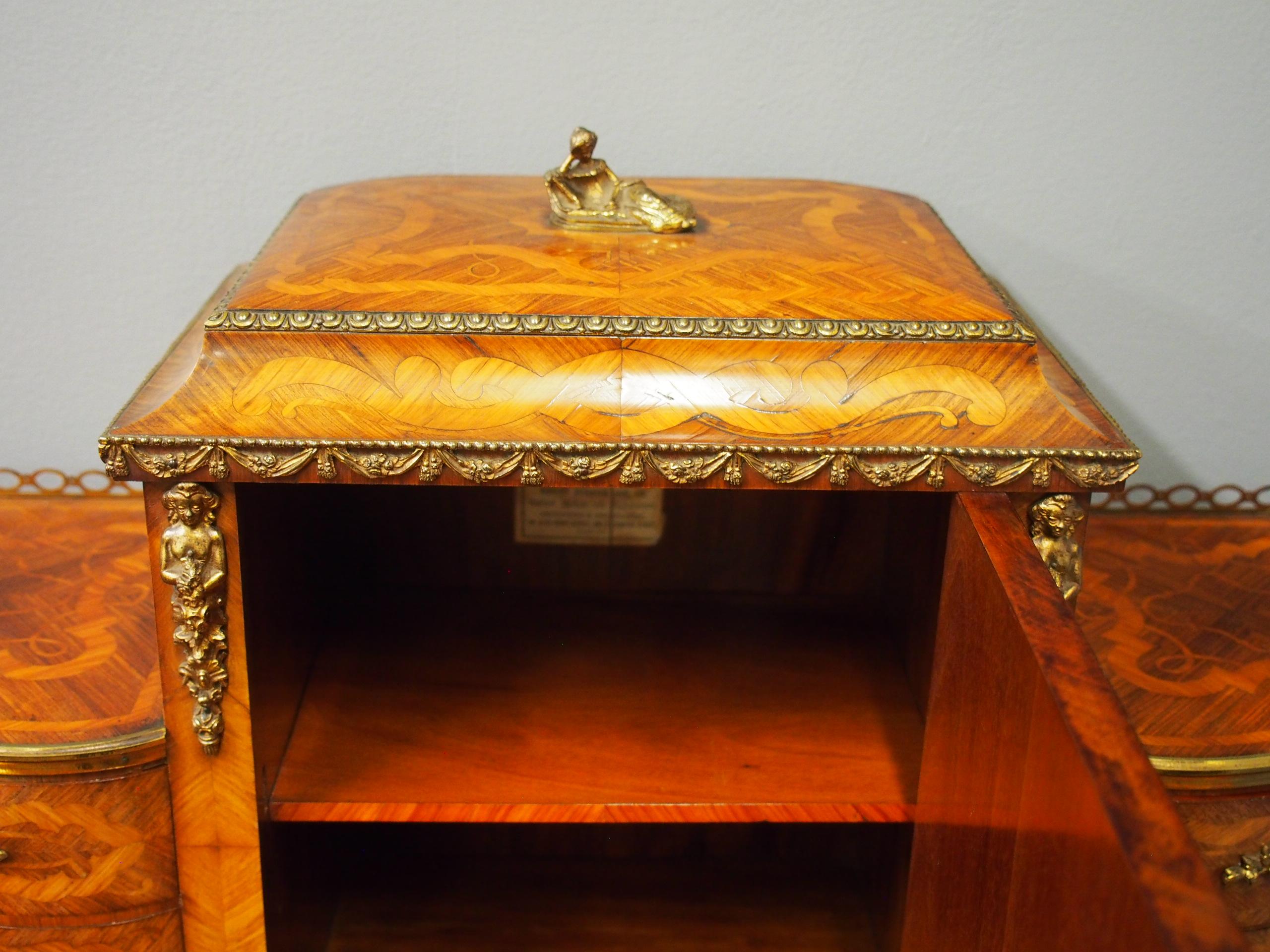 Victorian French Bonheur du Jour by Robert Strahan & Co, Dublin For Sale 3