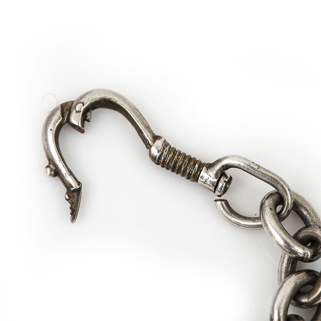 Victorian French Silver Racing Horse Long Albertina Chain, Circa 1880 5