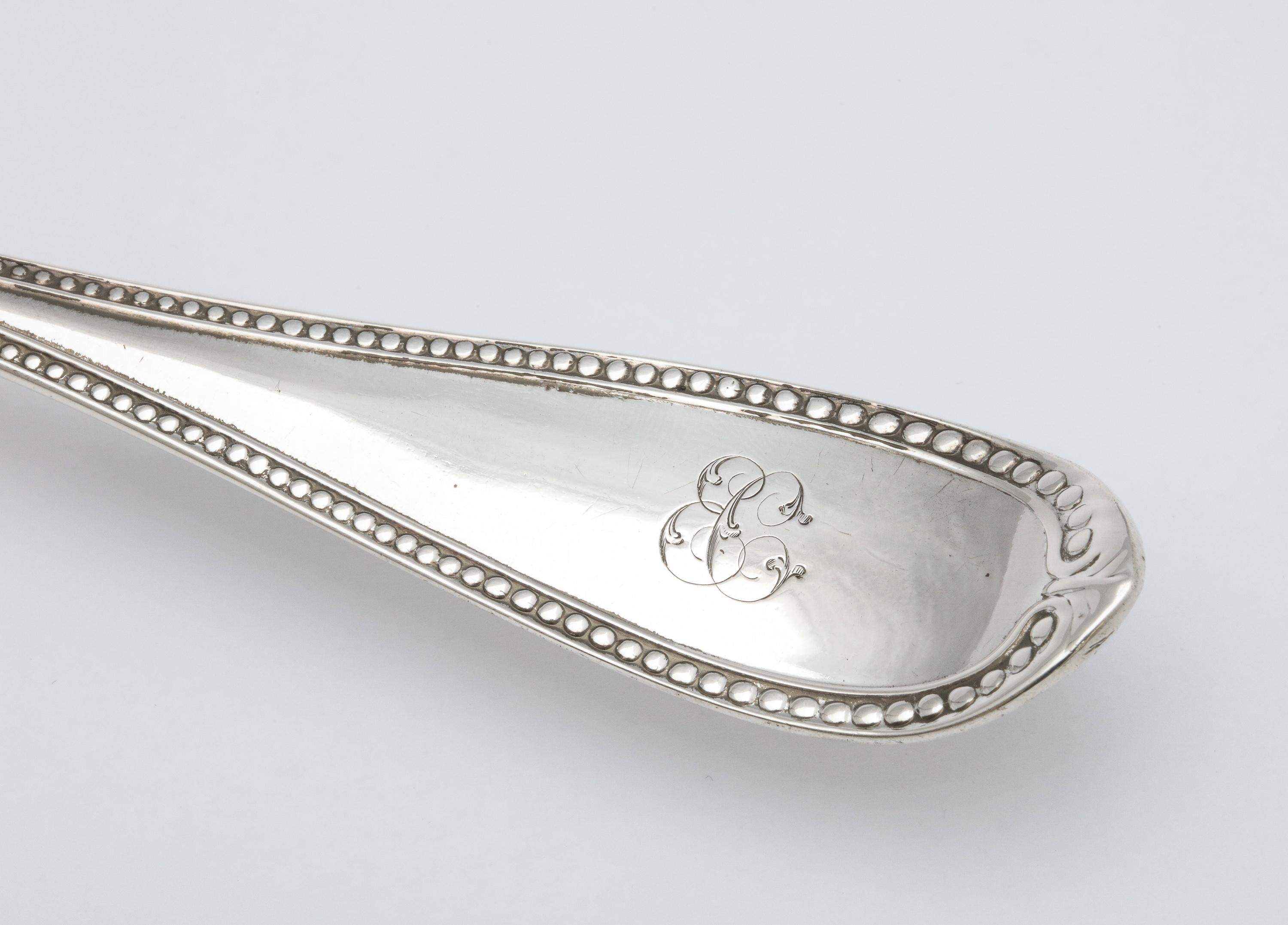 Victorian French Tiffany & Co. Sterling Silver Fish Slice For Sale 7