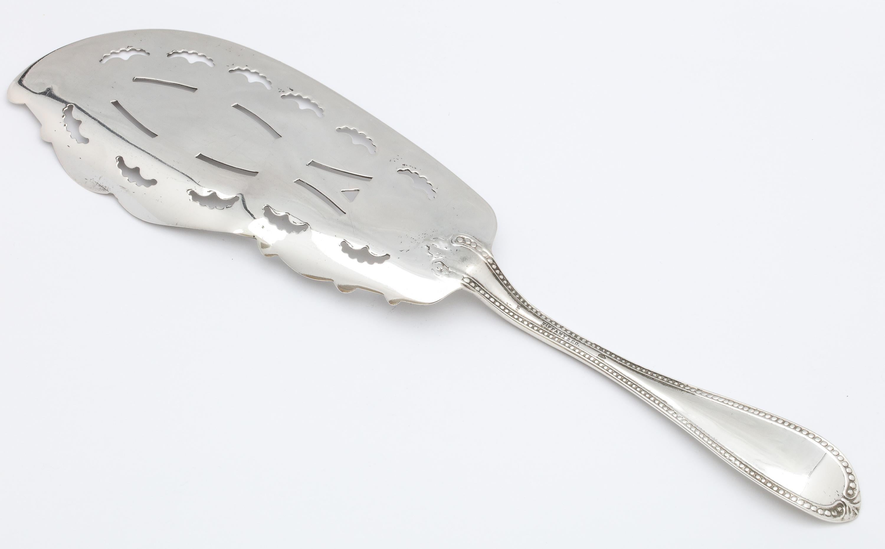 Victorian French Tiffany & Co. Sterling Silver Fish Slice For Sale 8
