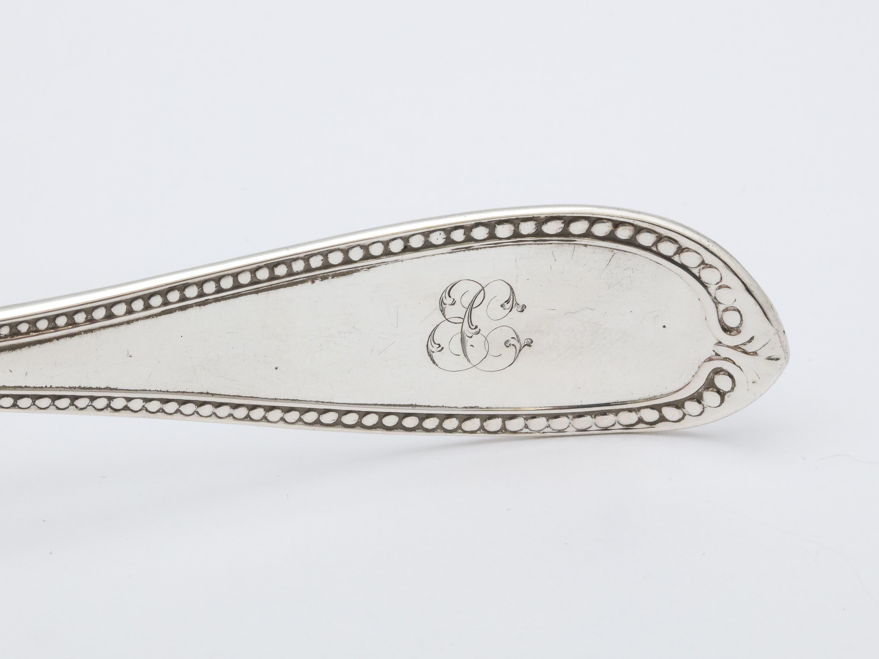 Victorian French Tiffany & Co. Sterling Silver Fish Slice For Sale 3