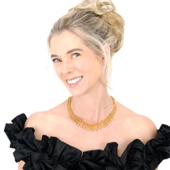 Victorian Fringe Necklace, 18k French