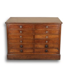 Victorian Fruitwood Haberdashery Chest of Drawers