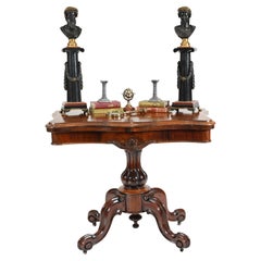Viktorianischer Spieltisch, antik, 1860