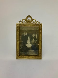 Guirnalda victoriana y Swag Marco de latón FE