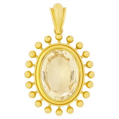 Colgante Victoriano Garrard 14.70ct Citrino. c.1880s