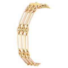 Bracelet victorien en or 15 carats, c.1900