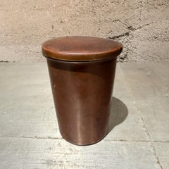 Victorian Gentleman's Traveling Copper Drinking Cup and Spirit Stove Set