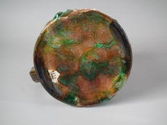 Victorian George Jones Majolica Rustic Blossom Pitcher