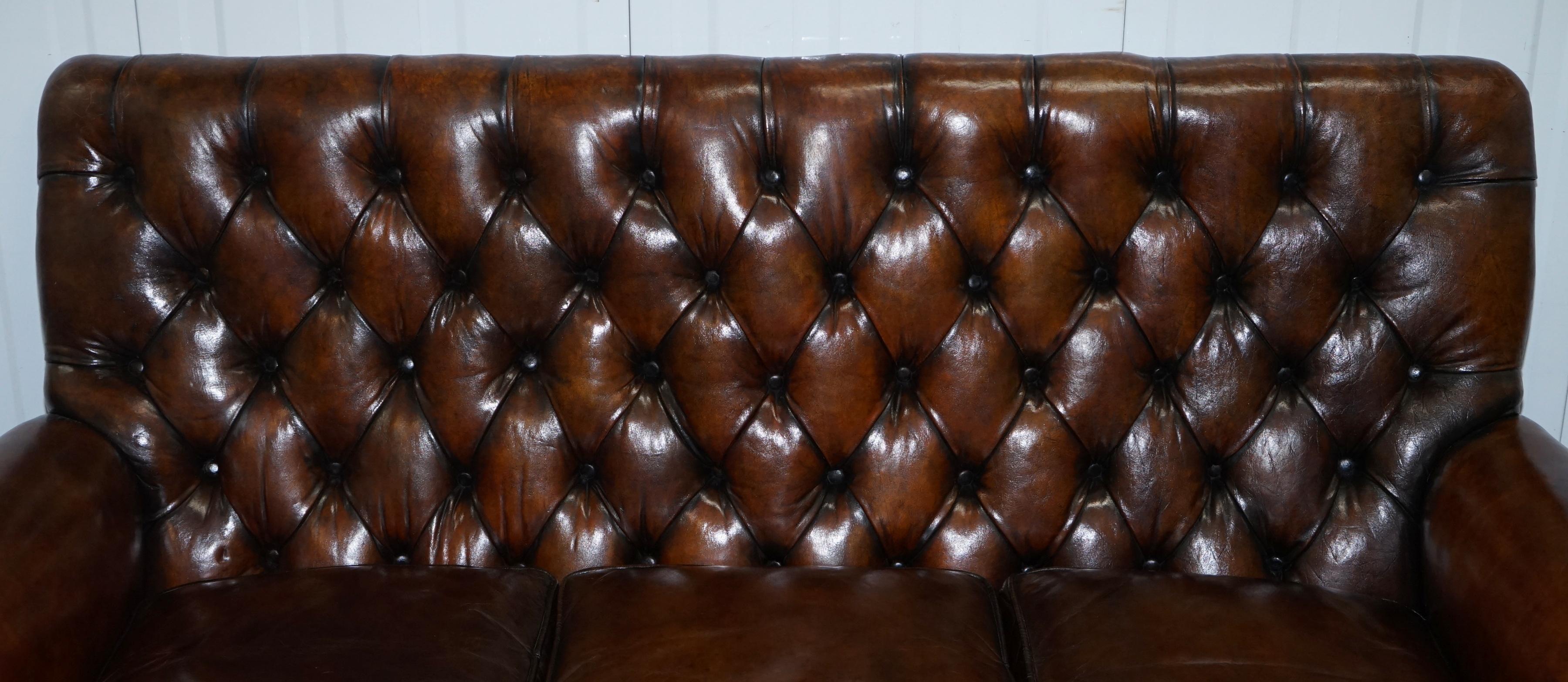 victorian leather sofa