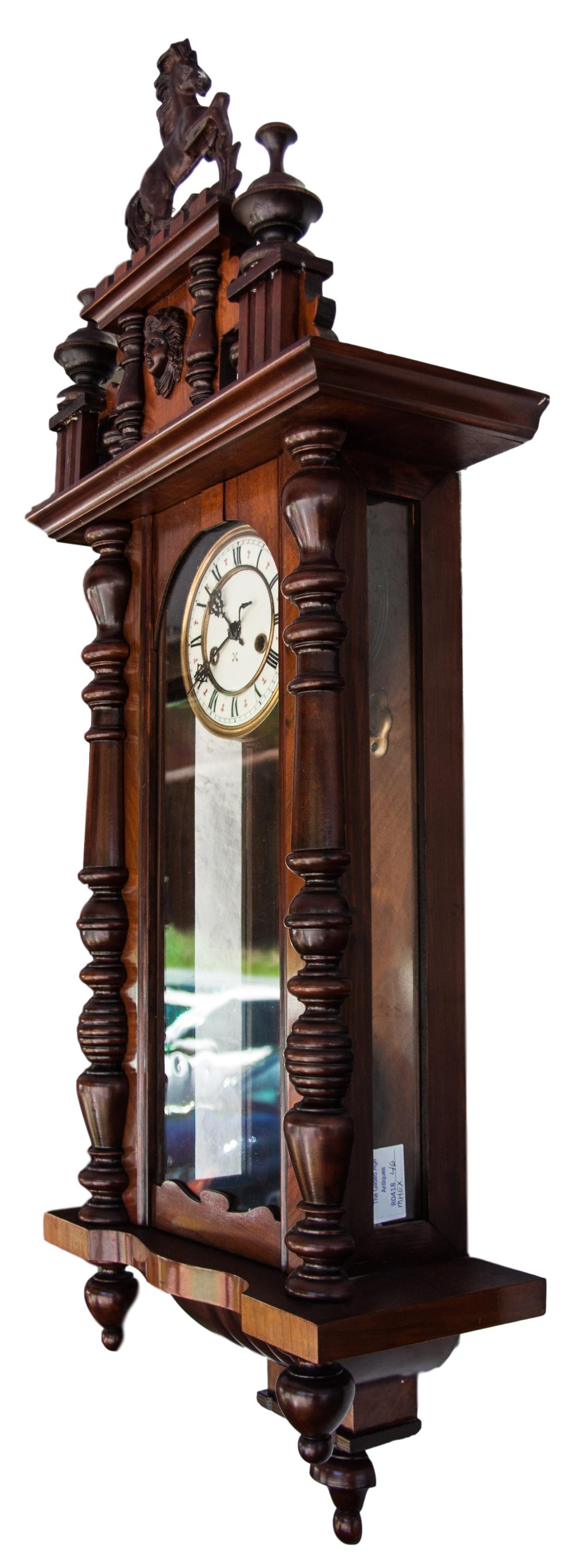 antique victorian wall clock