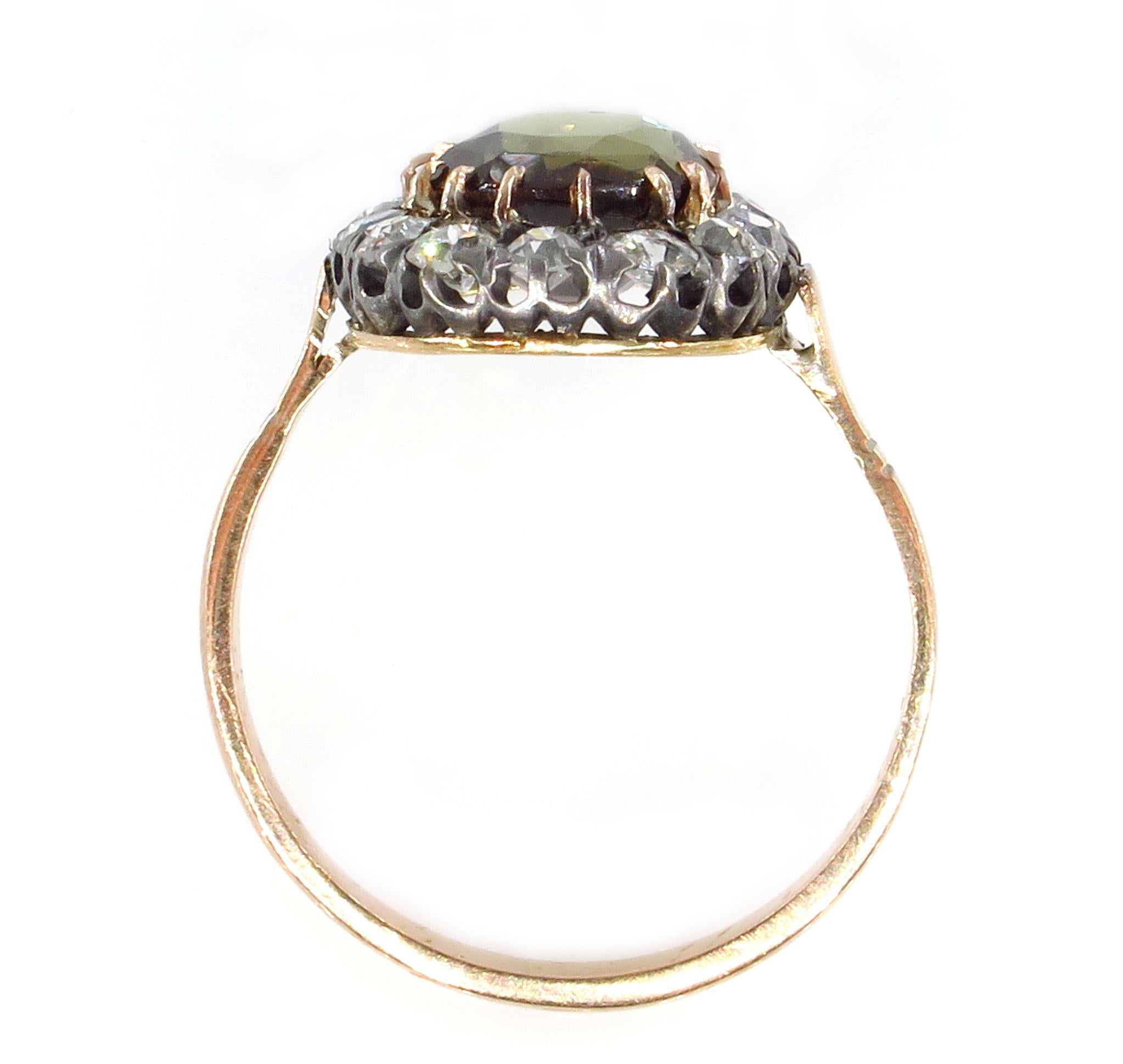 alexandrite antique ring
