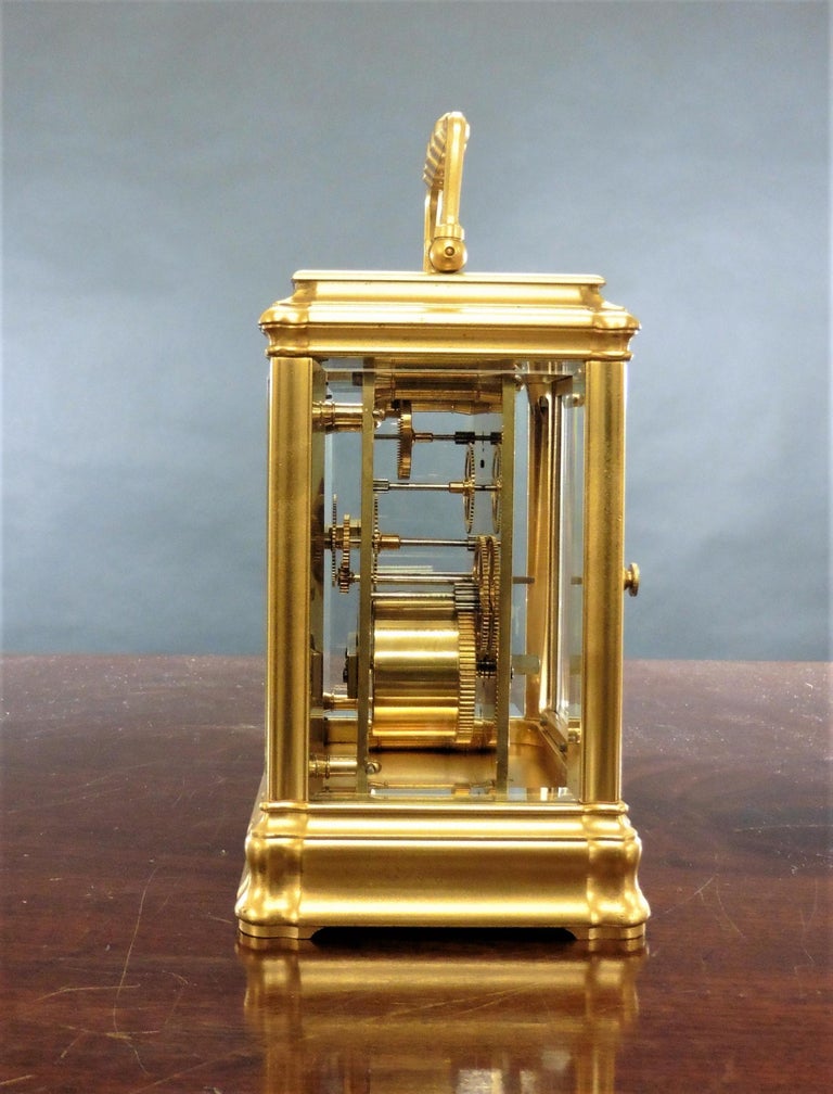 Victorian Gilded Carriage Clock For Sale at 1stDibs