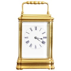 Antique Victorian Gilded Carriage Clock