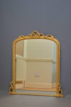 Victorian Gilded Overmantel Mirror