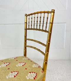 Victorian Gilded Side Chair