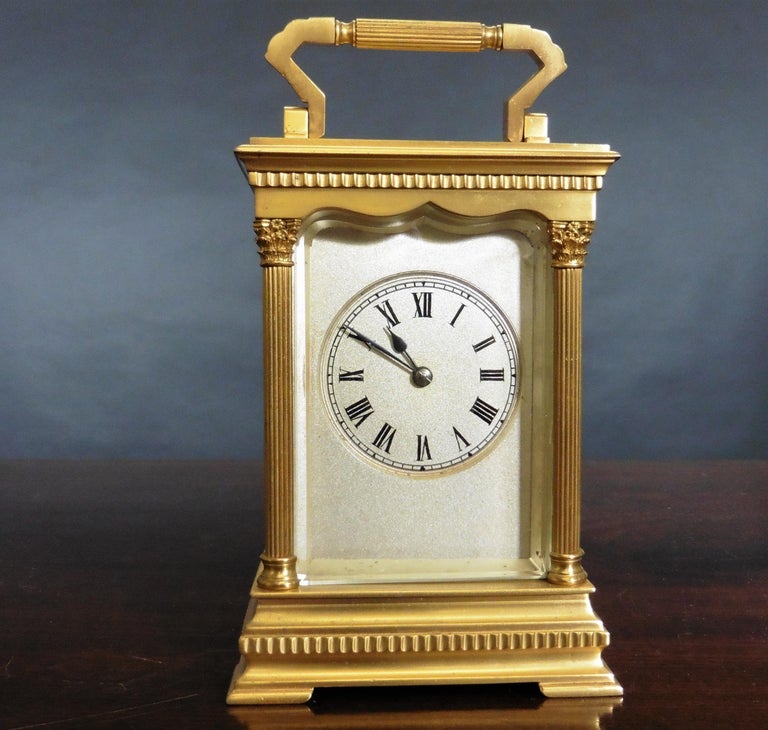 Victorian Gilded Striking Carriage Clock For Sale at 1stDibs