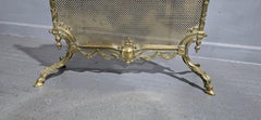 Victorian Gilt Brass Fire Guard