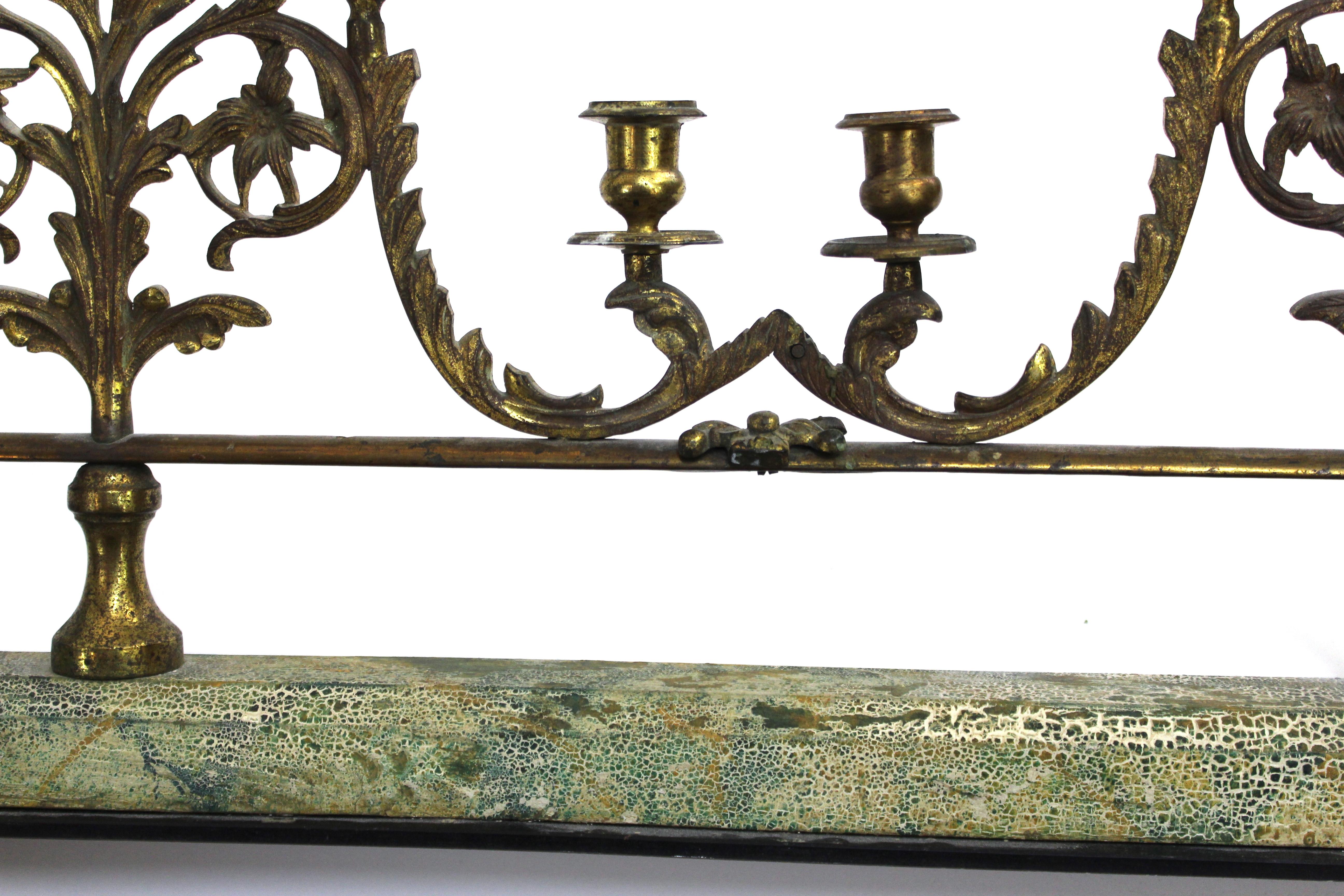 Victorian Gilt Metal Candelabra Railing 5