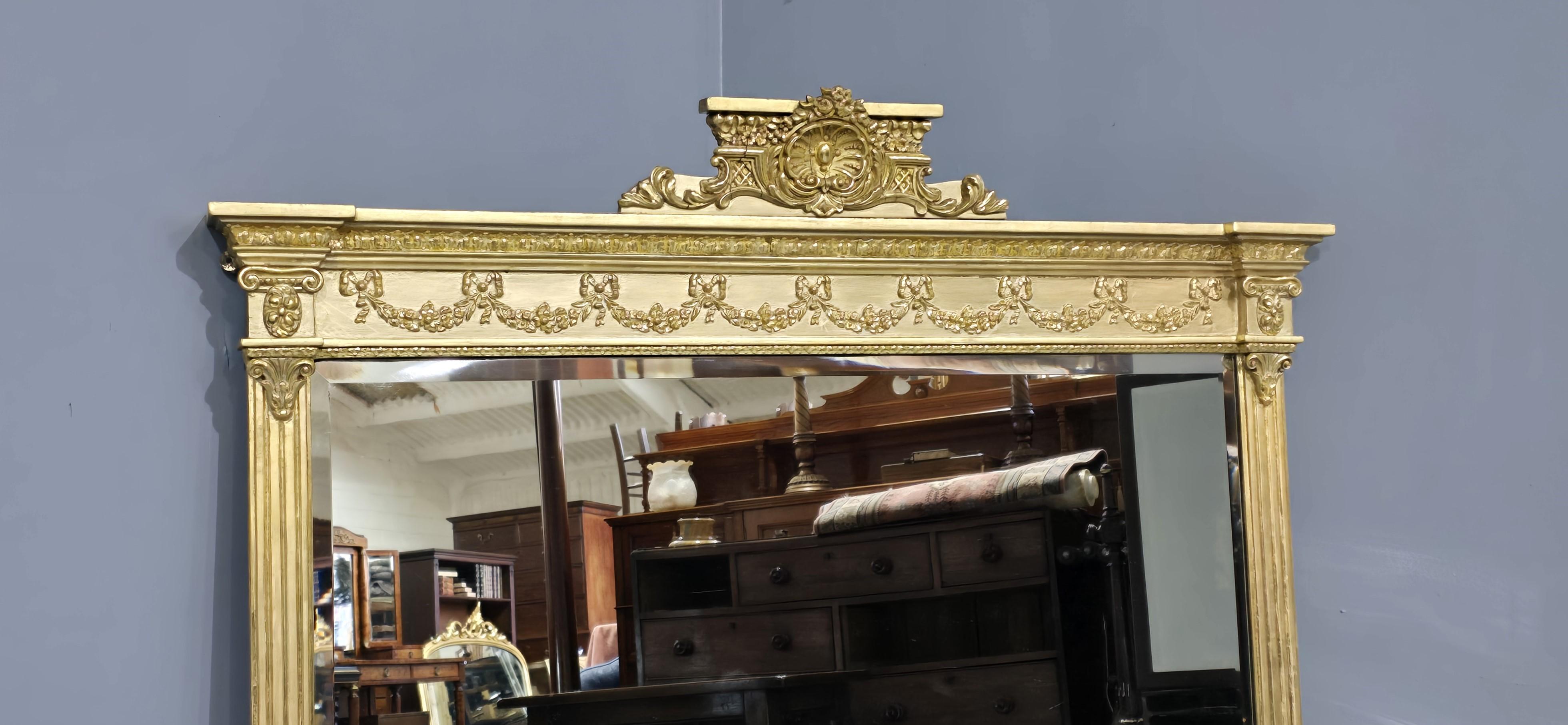 Primo vittoriano Specchio vittoriano dorato in vendita