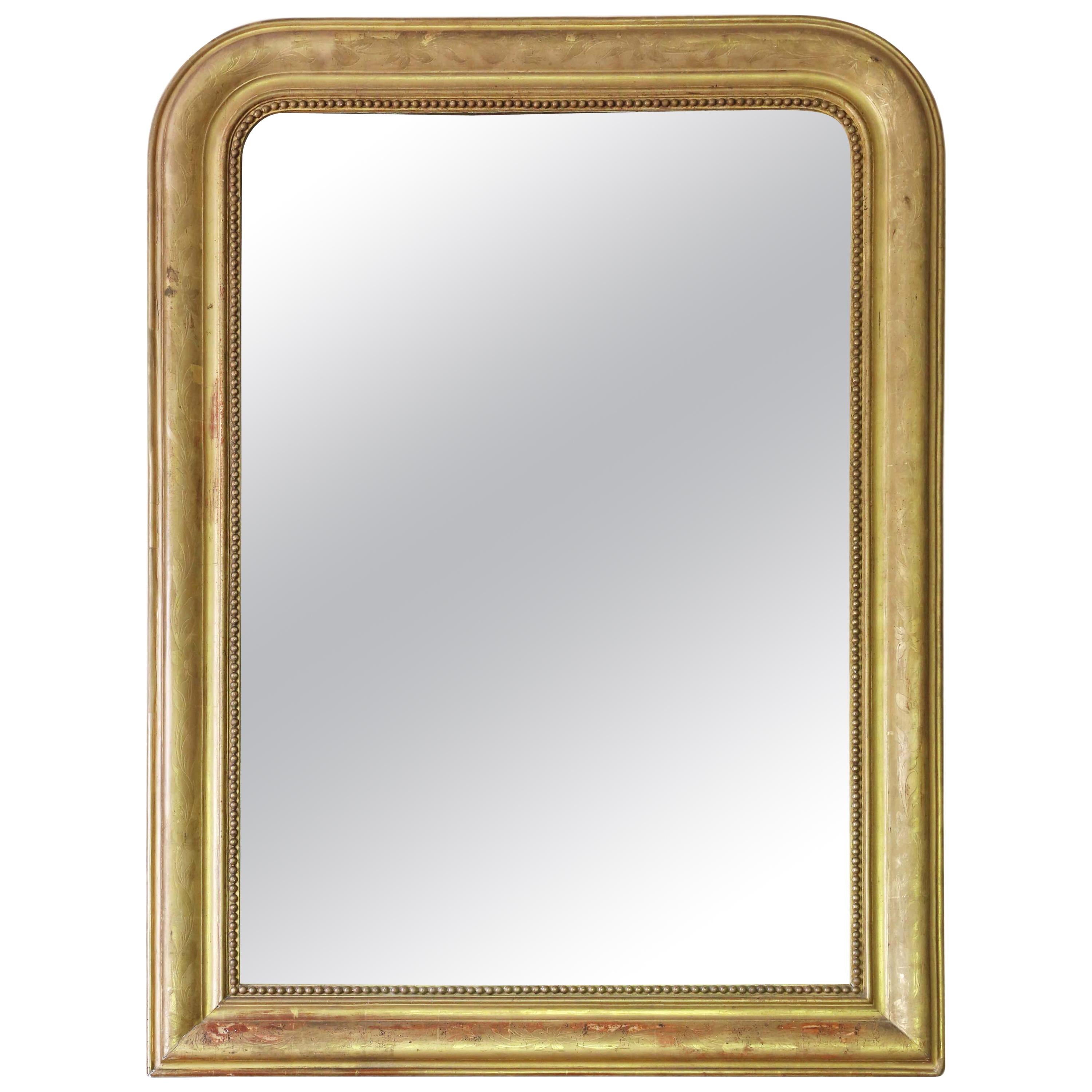 Victorian Gilt Overmantle or Wall Mirror
