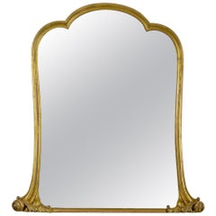 Victorian Gilt-Wood Overmantel Mirror